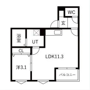 MS藤江【1階】の間取り