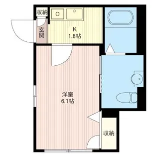 グローリア田柄【1階】の間取り