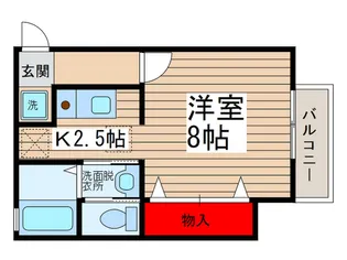 オルティ-モC【2階】の間取り