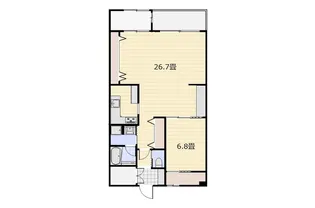 グランデ内灘【3階】の間取り