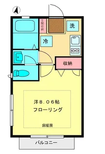 メゾンRYU【2階】の間取り