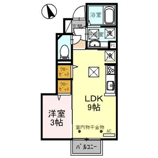 グレーシアタウン木崎 B棟【1階】の間取り