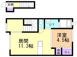 レジデンス青葉 C棟【2階】の間取り