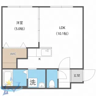 ReplusII【4階】の間取り