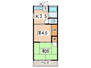 北園荘【1階】の間取り