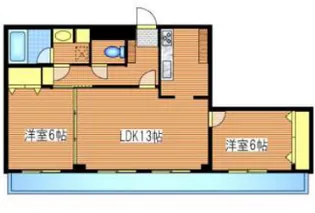 サントル田端1丁目【3階】の間取り
