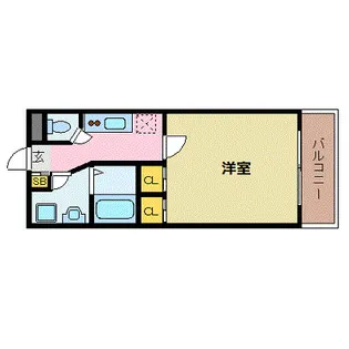 サヴォイテンジンクォーター【15階】の間取り