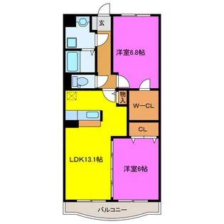 GS garden【1階】の間取り