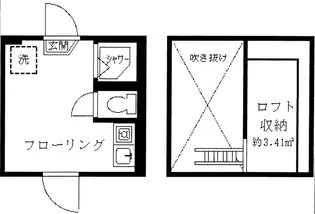 ティ・アーモショコラ【2階】の間取り