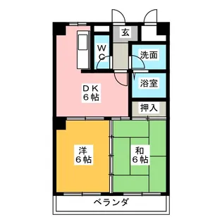 CH当知【5階】の間取り