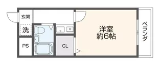 シティーライフ弥刀【2階】の間取り