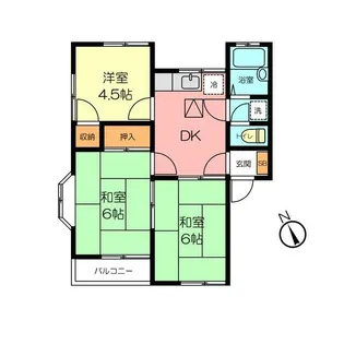 コーポ長澤【2階】の間取り