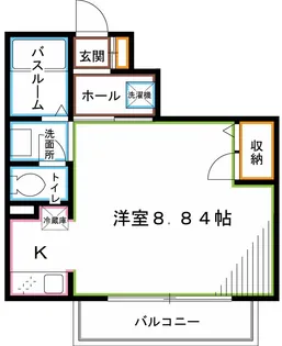 コティハウスカ【1階】の間取り