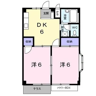 シティハイツ上田I【1階】の間取り