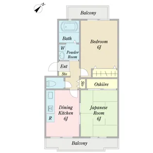 エスペランサムラタ【3階】の間取り