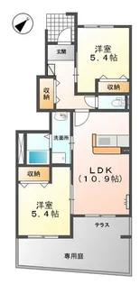 エルドラード【1階】の間取り
