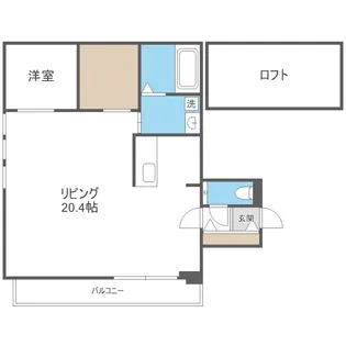 ピオネロ148【2階】の間取り