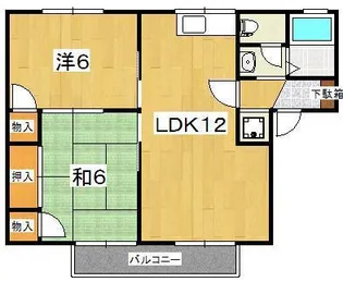 シャトレー森戸【2階】の間取り