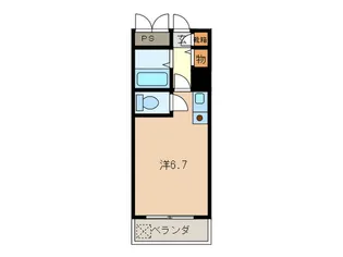 シャルムメゾン本庄【1階】の間取り