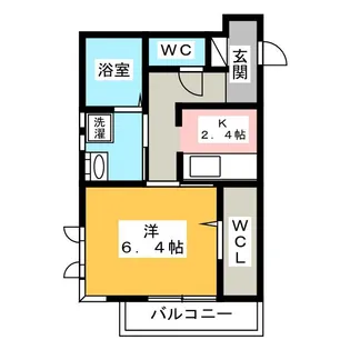 ベレオいりなか【2階】の間取り