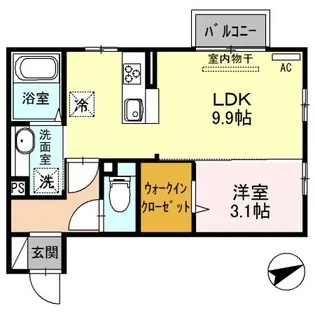 サン・ルーチェ【2階】の間取り