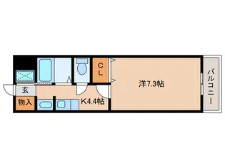 ランドスケープ草牟田【4階】の間取り