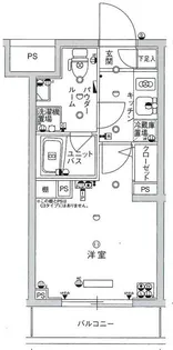 スカイコート蒲田EAST【3階】の間取り