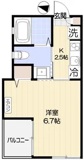 パークガーデン元住吉【2階】の間取り