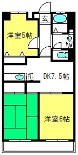 日建シェトワNo.2【2階】の間取り