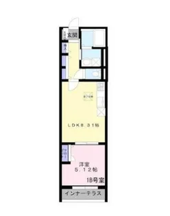 カーサプリムラ【1階】の間取り