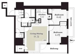 シティインデックス西日暮里【2階】の間取り