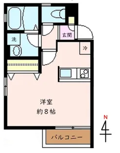 エタパ梅ヶ丘【3階】の間取り