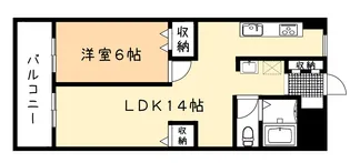 シルバーハイツ瀬田【5階】の間取り