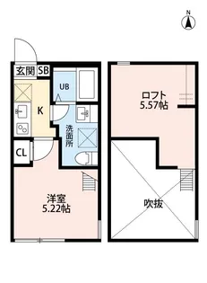 Four Leaf 越谷(フォーリーフ コシガヤ)【1階】の間取り
