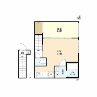 ウェルスクエア田園調布【2階】の間取り