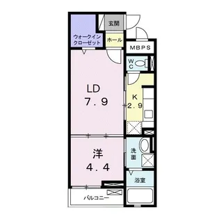 メゾン葵【2階】の間取り