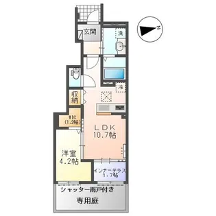 シェリール【1階】の間取り