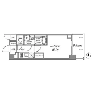 Cion KOBE Bayside【2階】の間取り