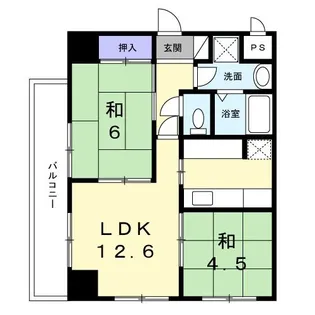 八千代ビル日立【2階】の間取り
