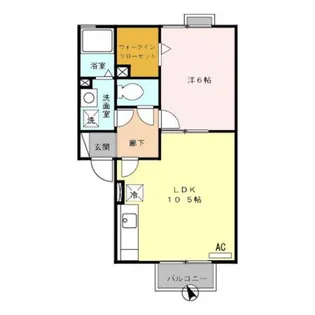 ウィルモア99【2階】の間取り