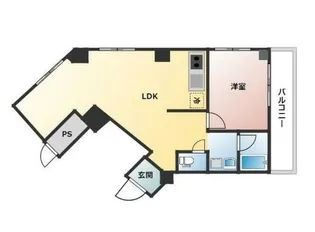 元代々木桜苑マンション【1階】の間取り