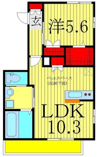 Park Heim【1階】の間取り
