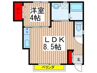 セントレ本八幡【1階】の間取り