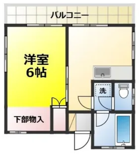サンハイツ増田【2階】の間取り