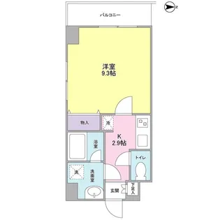 ヒルサイド御茶ノ水【7階】の間取り