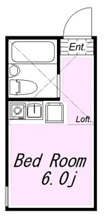ユナイト末吉テネシーの杜【2階】の間取り