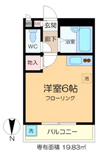 サンフラット【2階】の間取り