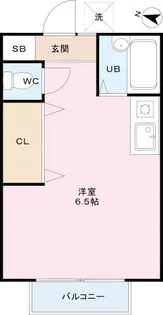 ニューアカザハイツ【3階】の間取り