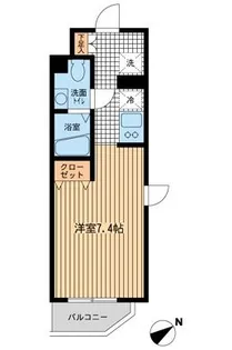 モノトーノ門前仲町【2階】の間取り