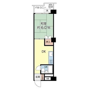 コンドミニアム大森【4階】の間取り